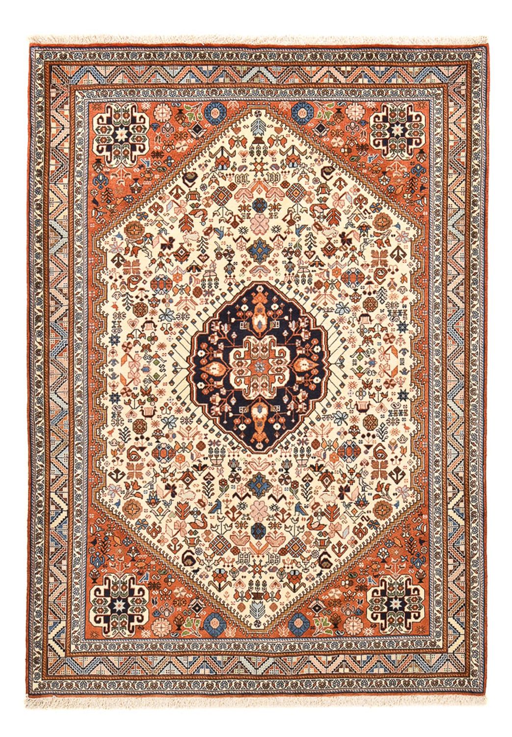 Gabbeh-matta - Kashkuli Persiska - 209 x 150 cm - beige
