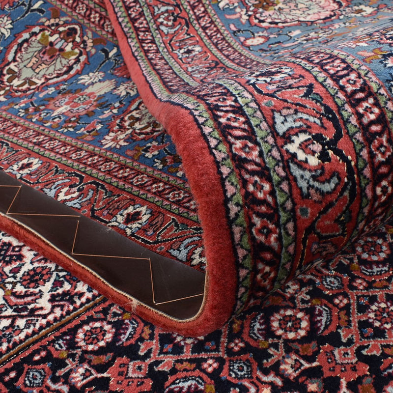 Persisk matta - Bijar - 395 x 302 cm - mörkröd