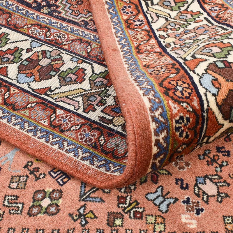 Gabbeh-matta - Kashkuli Persiska - 197 x 145 cm - ljusröd