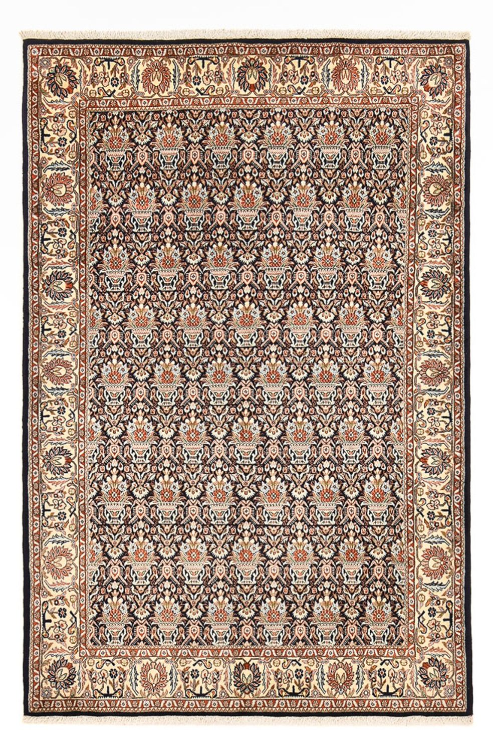 Gabbeh-matta - Kashkuli Persiska - 210 x 139 cm - mörk beige