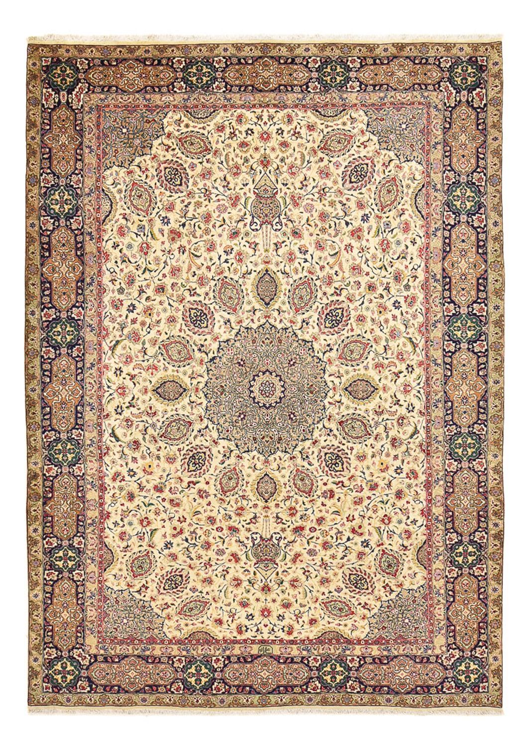 Persisk matta - Tabriz - Royal - 336 x 235 cm - beige