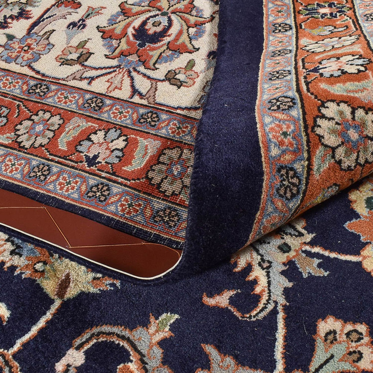 Persisk matta - Classic - Kungliga - 387 x 302 cm - mörkblå