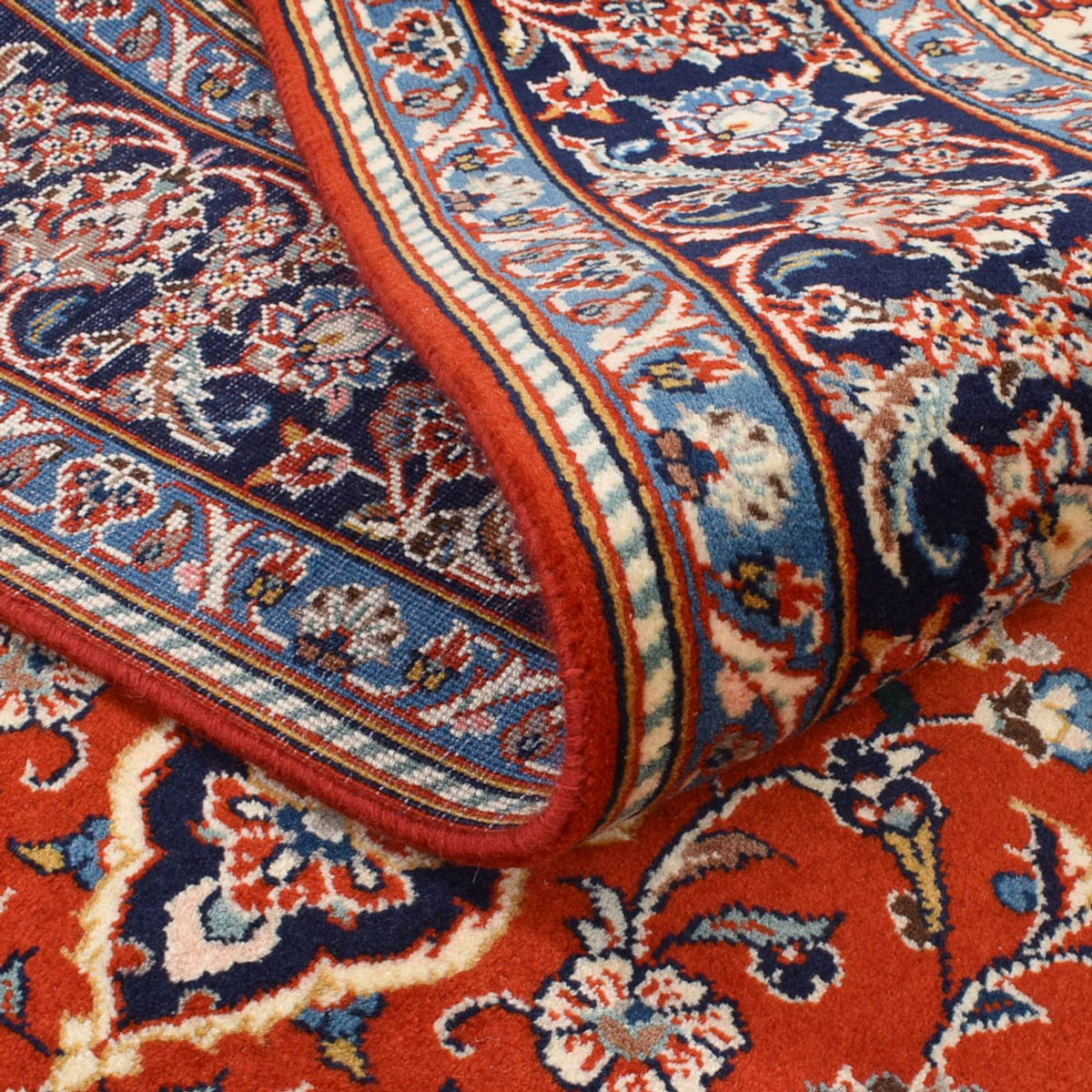 Persiska mattor - Keshan - 220 x 141 cm - röd