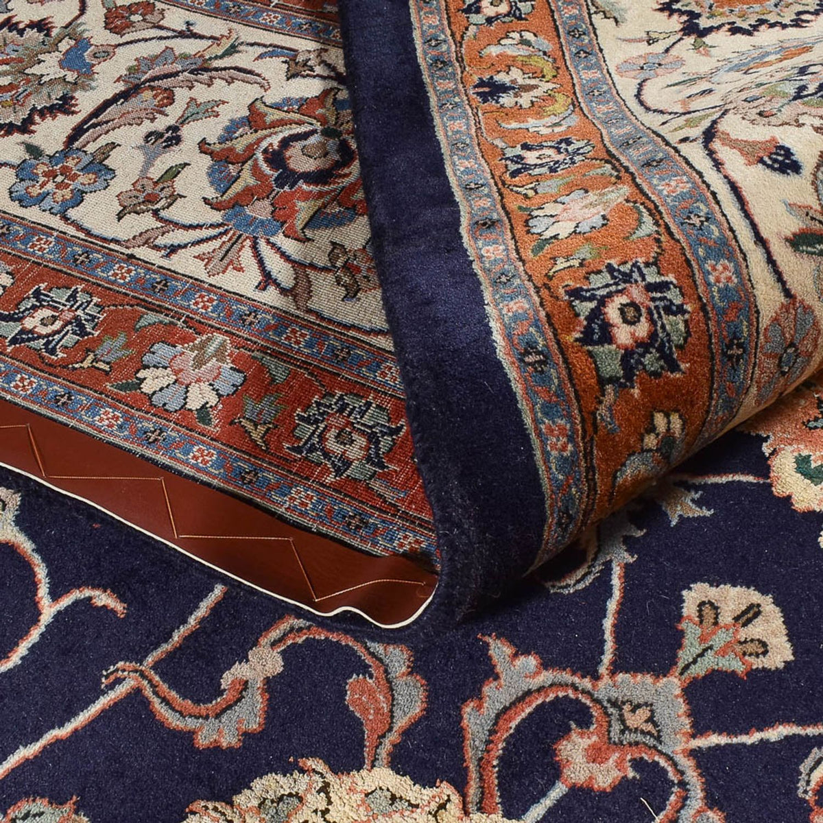 Persisk matta - Classic - Kungliga - 394 x 304 cm - mörkblå