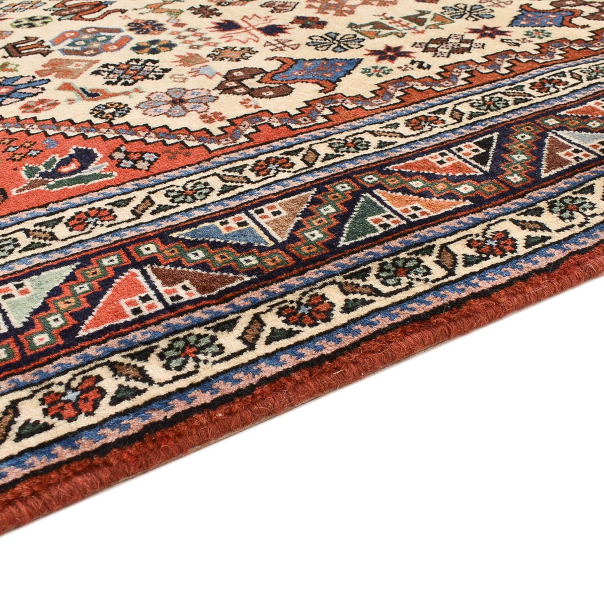 Gabbeh-matta - Kashkuli Persiska - 206 x 152 cm - flerfärgad