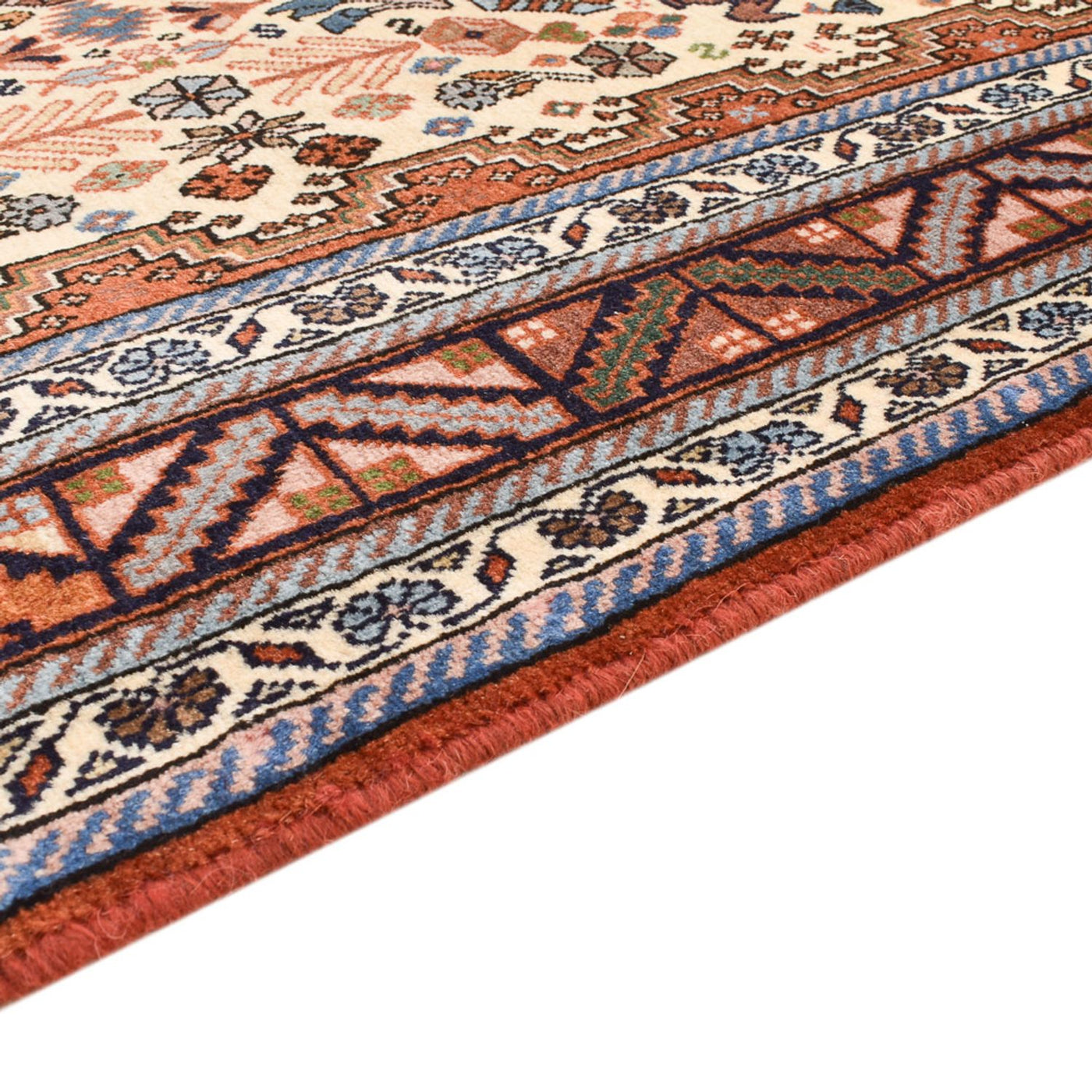 Gabbeh-matta - Kashkuli Persiska - 218 x 156 cm - flerfärgad