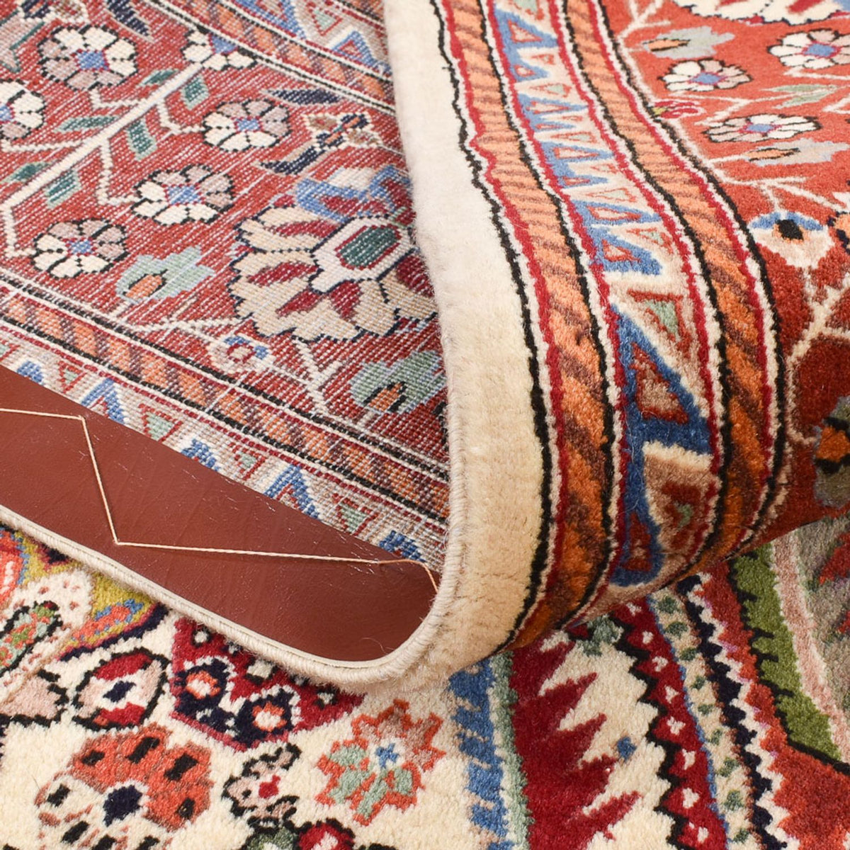 Gabbeh-matta - Kashkuli Persiska - 218 x 150 cm - ljusröd