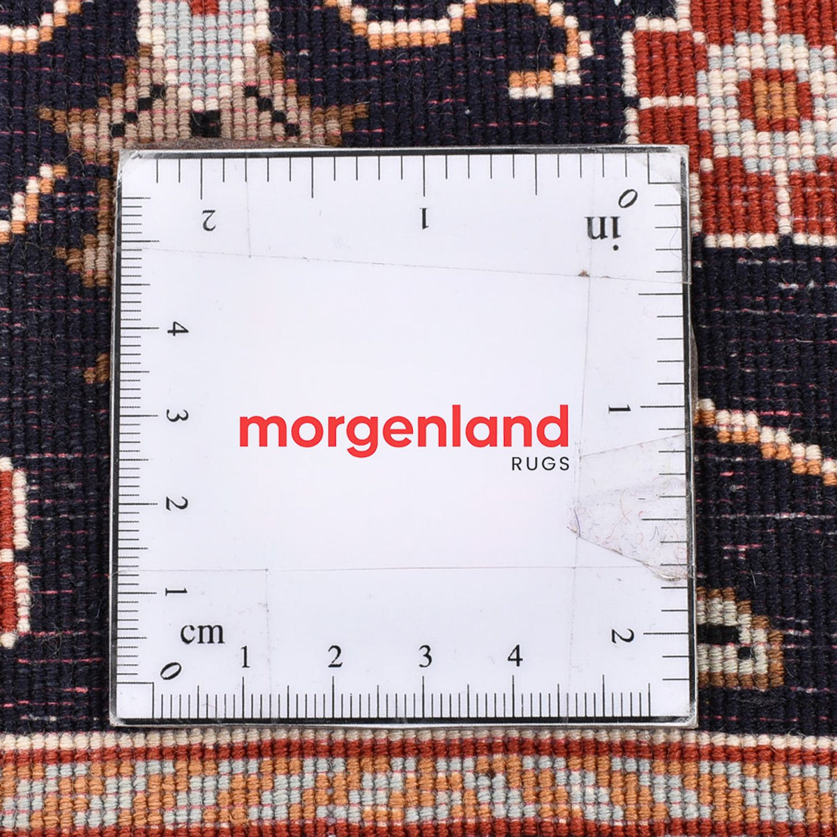 Persisk matta - Ghom - 105 x 70 cm - mörkblå