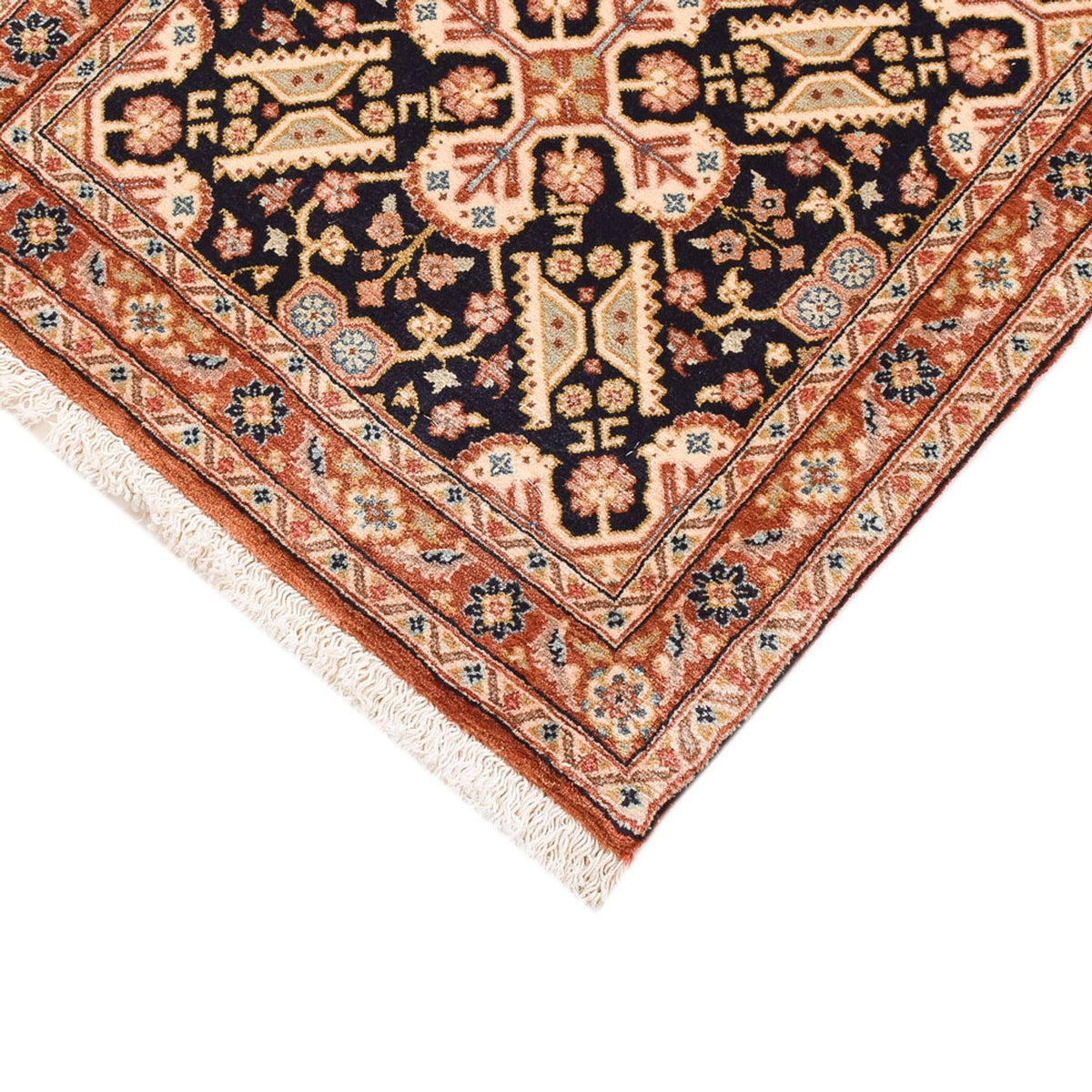Runner Persisk matta - Ghom - Kunglig - 197 x 51 cm - mörk beige