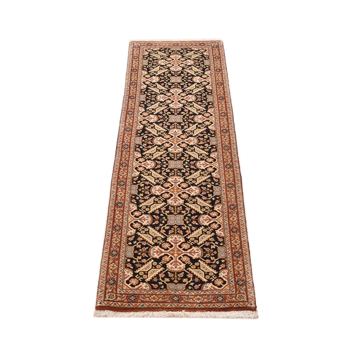 Runner Persisk matta - Ghom - Kunglig - 197 x 51 cm - mörk beige