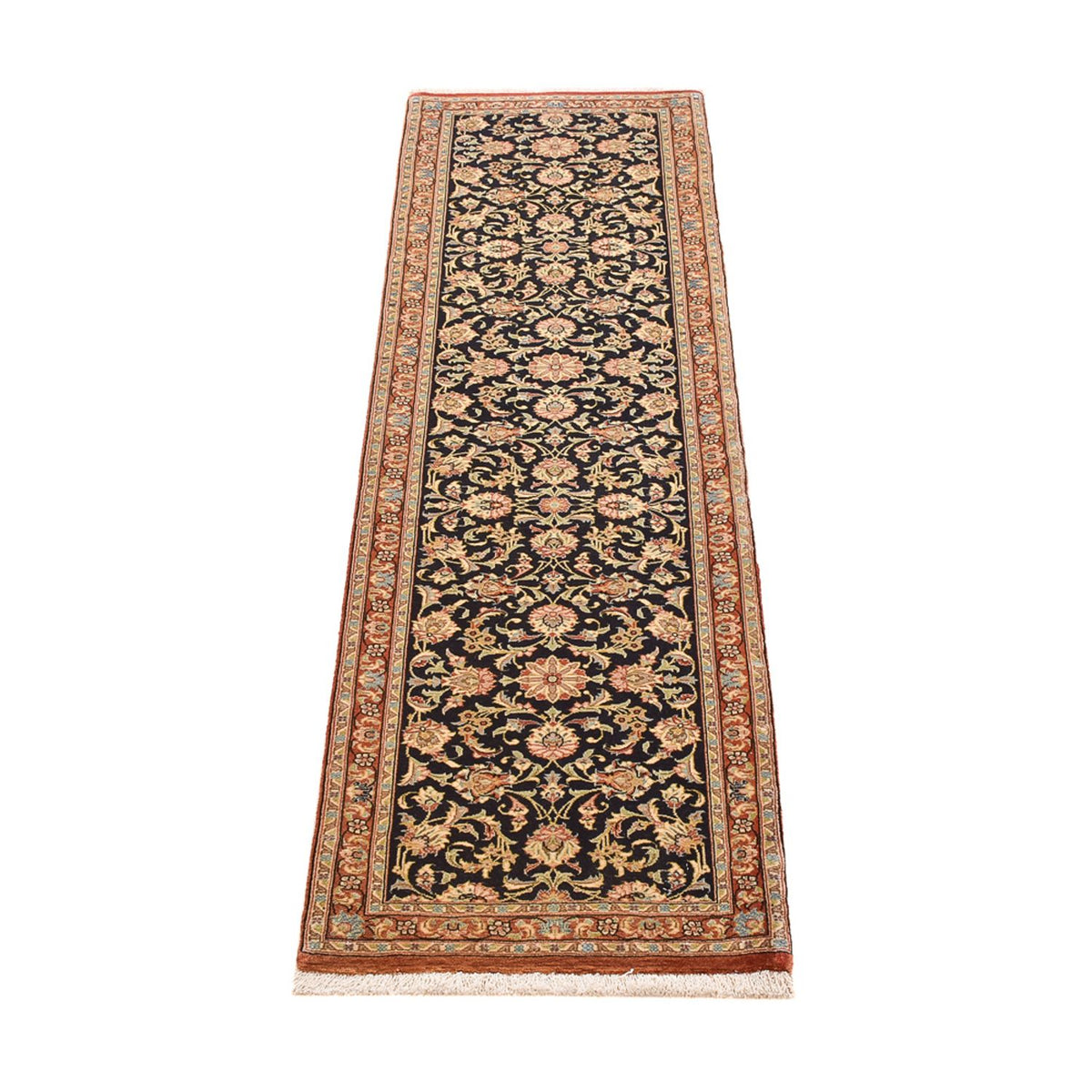 Runner Persisk matta - Ghom - Kunglig - 200 x 50 cm - mörk beige