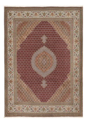 Persisk matta - Tabriz - Royal - 351 x 250 cm - bordeaux röd