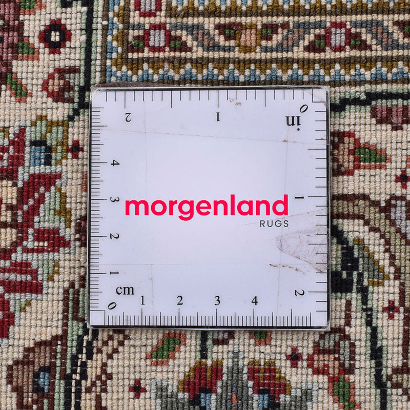 Persisk matta - Tabriz - Royal - 351 x 250 cm - bordeaux röd