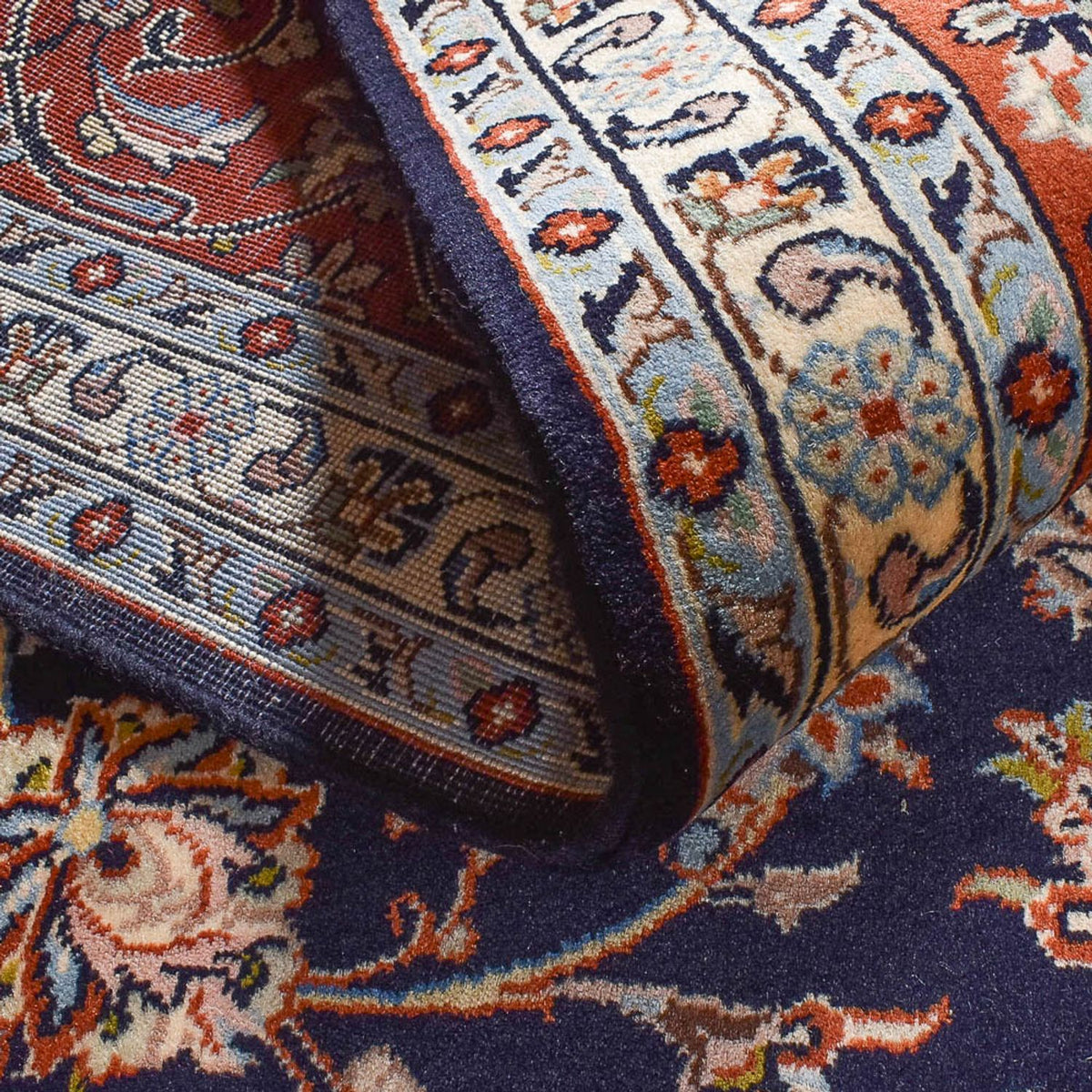 Persisk matta - Classic - 343 x 246 cm - mörkblå