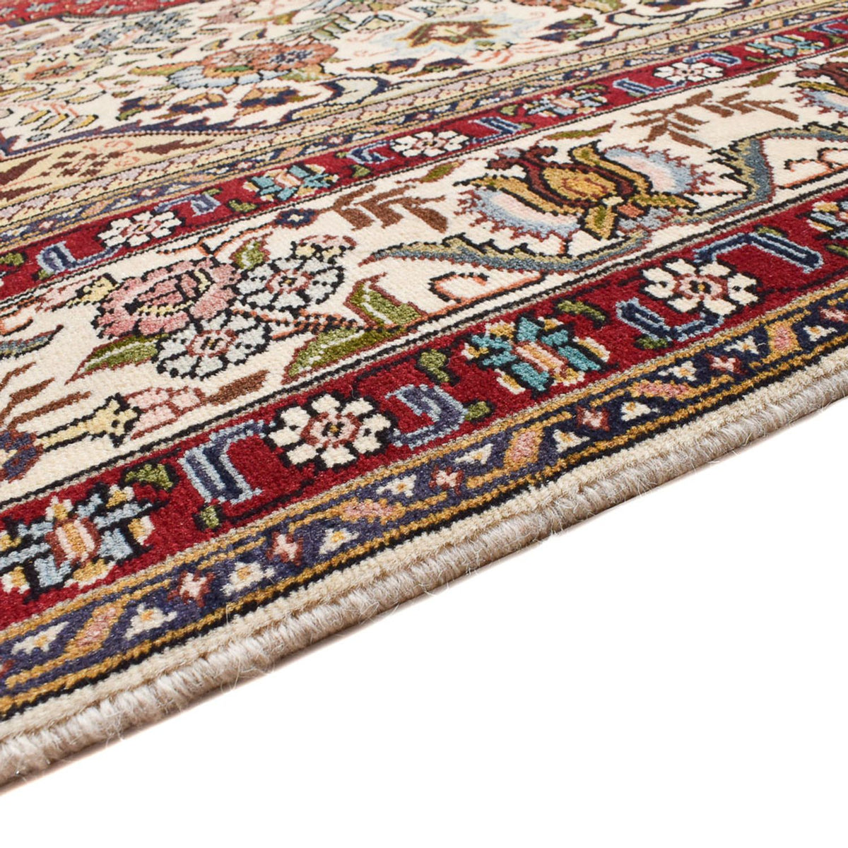 Tabriz - 40 Raj Mattan 200x292cm - Persisk matta - flerfärgad