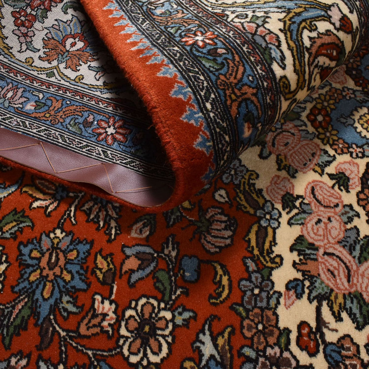 Persisk matta - Nomadic - 316 x 200 cm - mörkröd