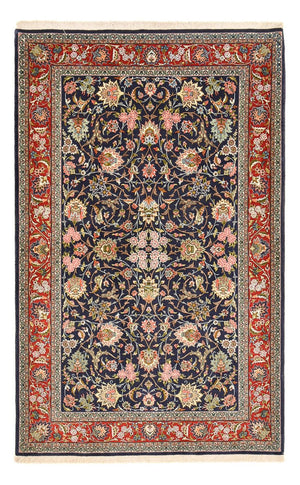 Persisk matta - Isfahan - Premium - 220 x 140 cm - mörkblå