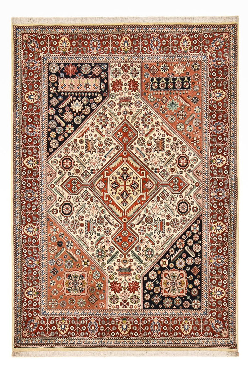 Gabbeh-matta - Kashkuli Persiska - 215 x 146 cm - flerfärgad