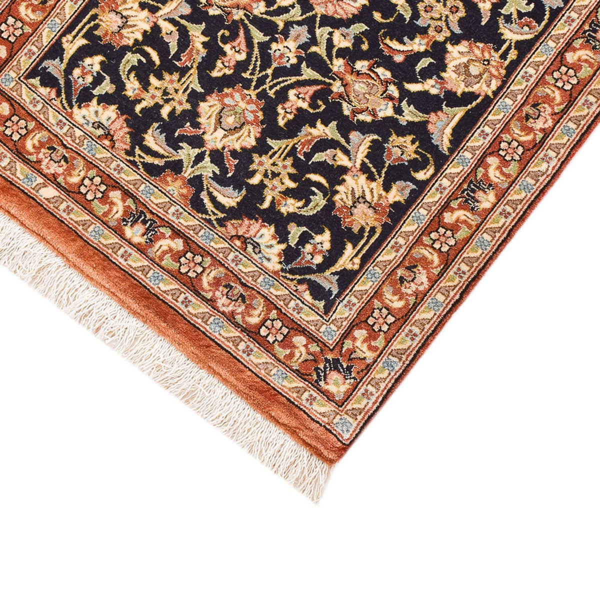 Runner Persisk matta - Ghom - Kunglig - 205 x 52 cm - mörk beige