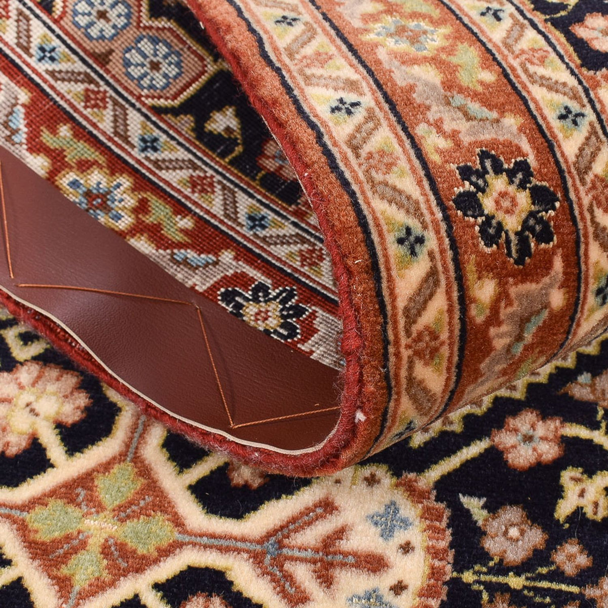 Runner Persisk matta - Ghom - Kunglig - 209 x 50 cm - mörk beige