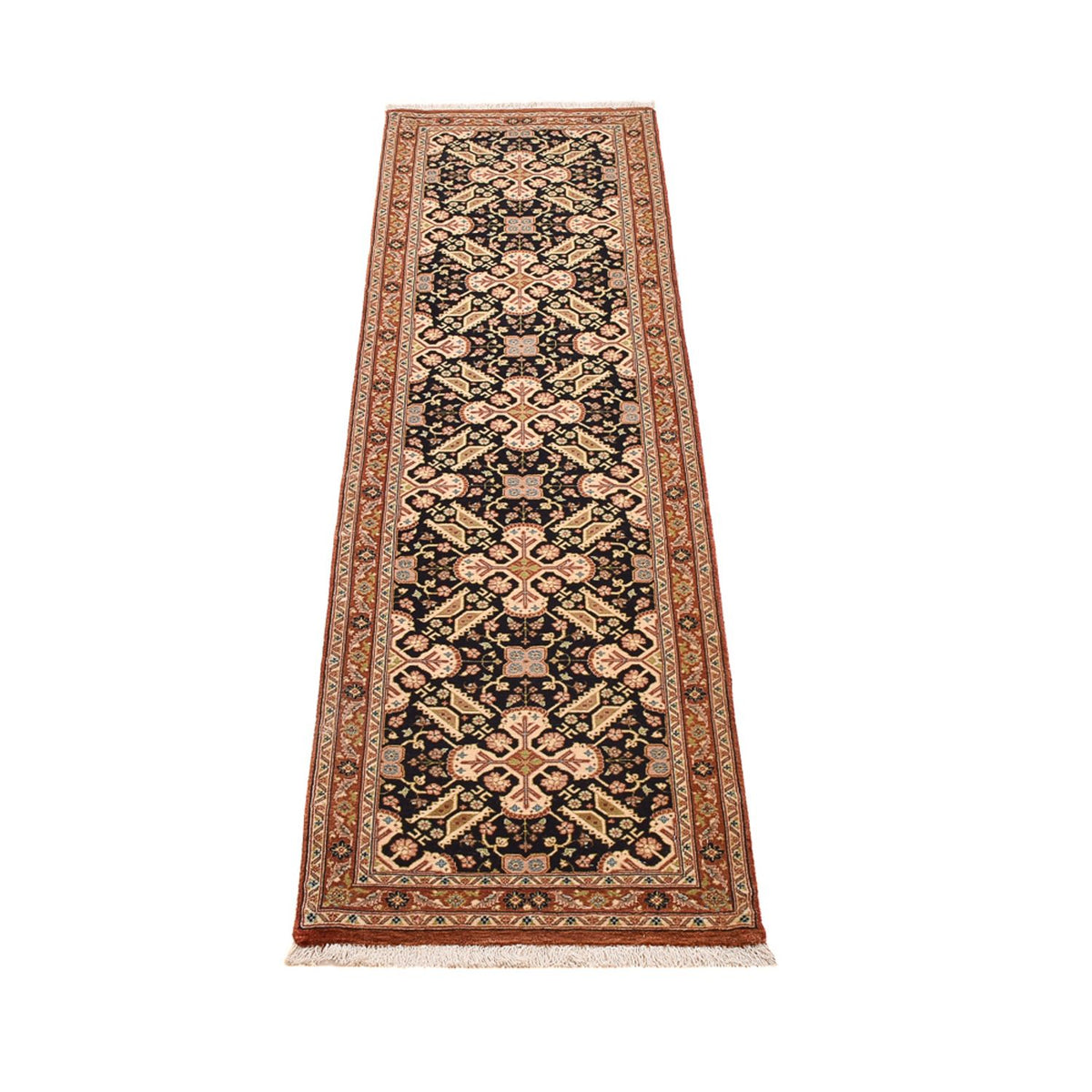 Runner Persisk matta - Ghom - Kunglig - 209 x 50 cm - mörk beige