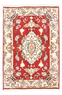 Persisk matta - Tabriz - Royal - 90 x 58 cm - röd