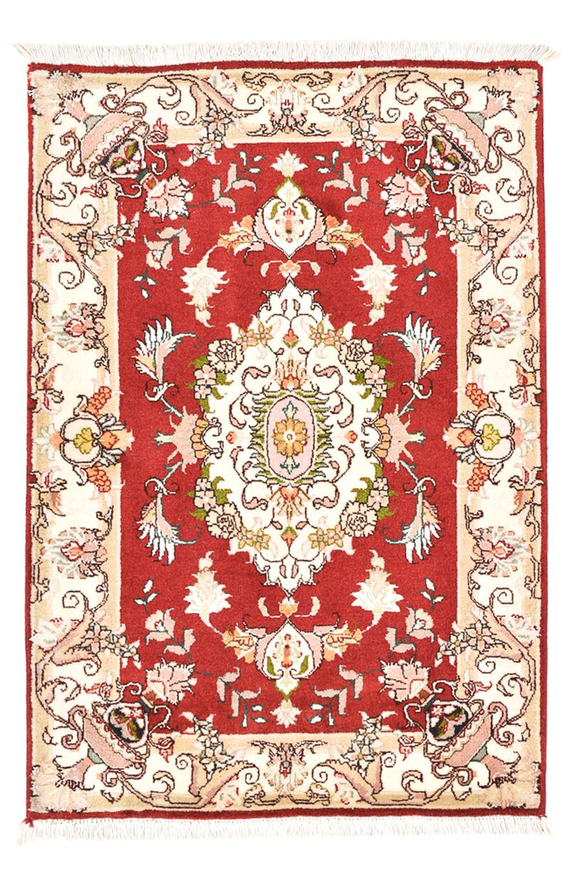 Persisk matta - Tabriz - Royal - 90 x 58 cm - röd