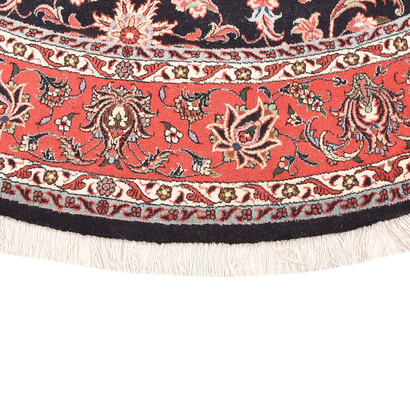 Persisk matta - Bijar runt  - 200 x 200 cm - mörkröd