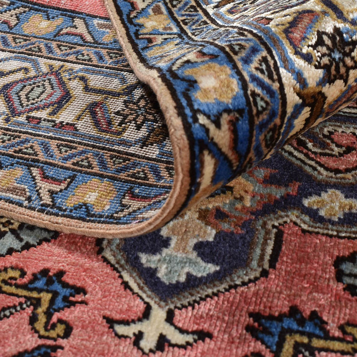 Persisk matta - Nomadic - 196 x 133 cm - ljusröd