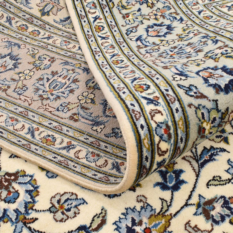 Persiska mattor - Keshan - 220 x 140 cm - ljusgrå