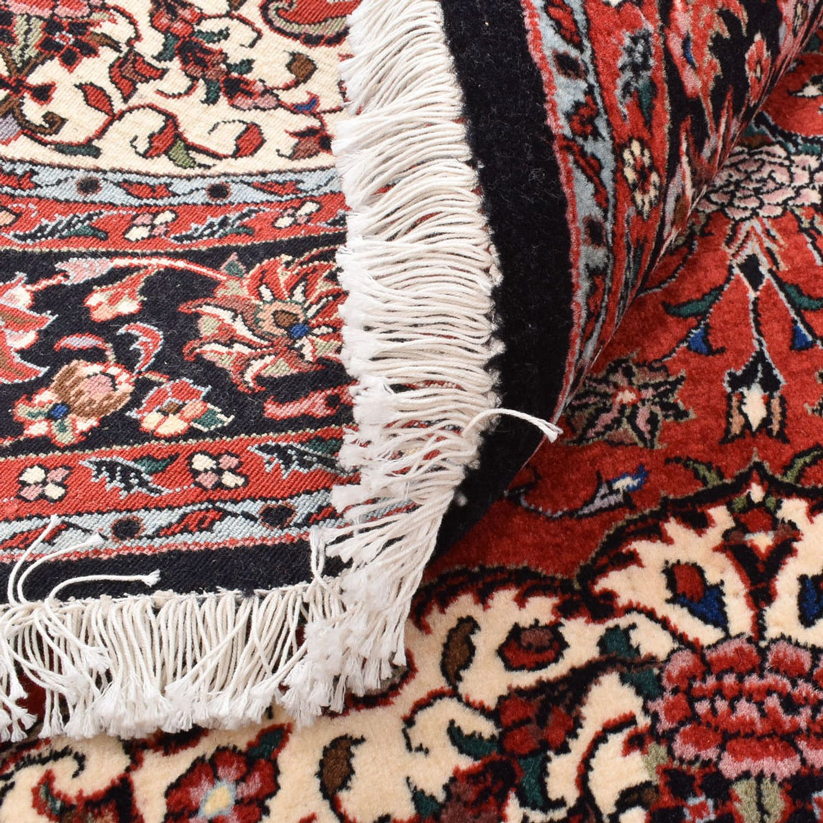 Persisk matta - Bijar runt  - 150 x 150 cm - röd