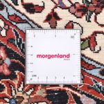 Persisk matta - Bijar runt  - 150 x 150 cm - röd