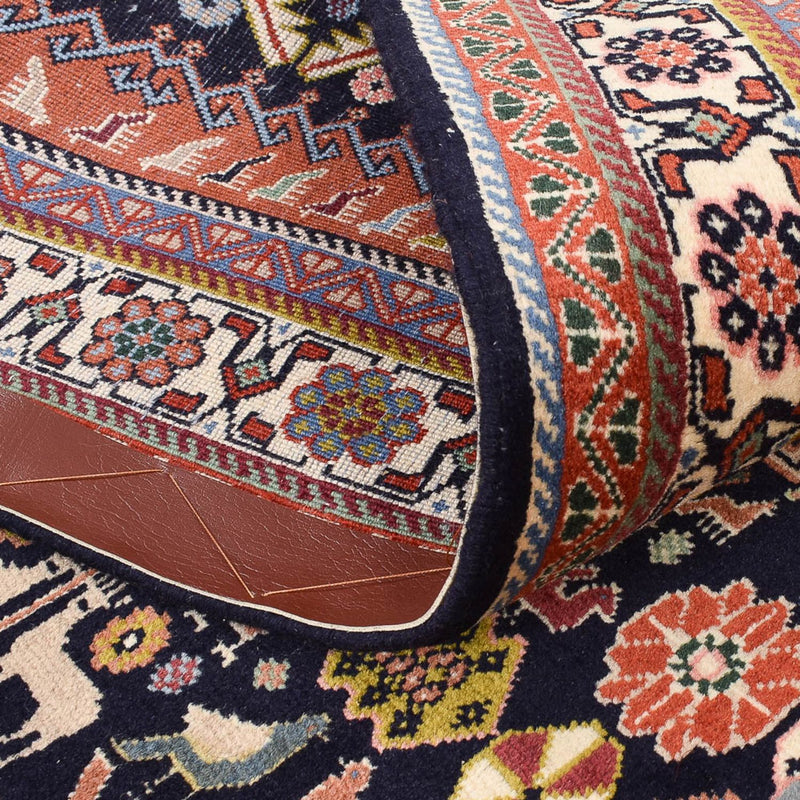 Gabbeh-matta - Kashkuli Persiska - 207 x 130 cm - mörkblå