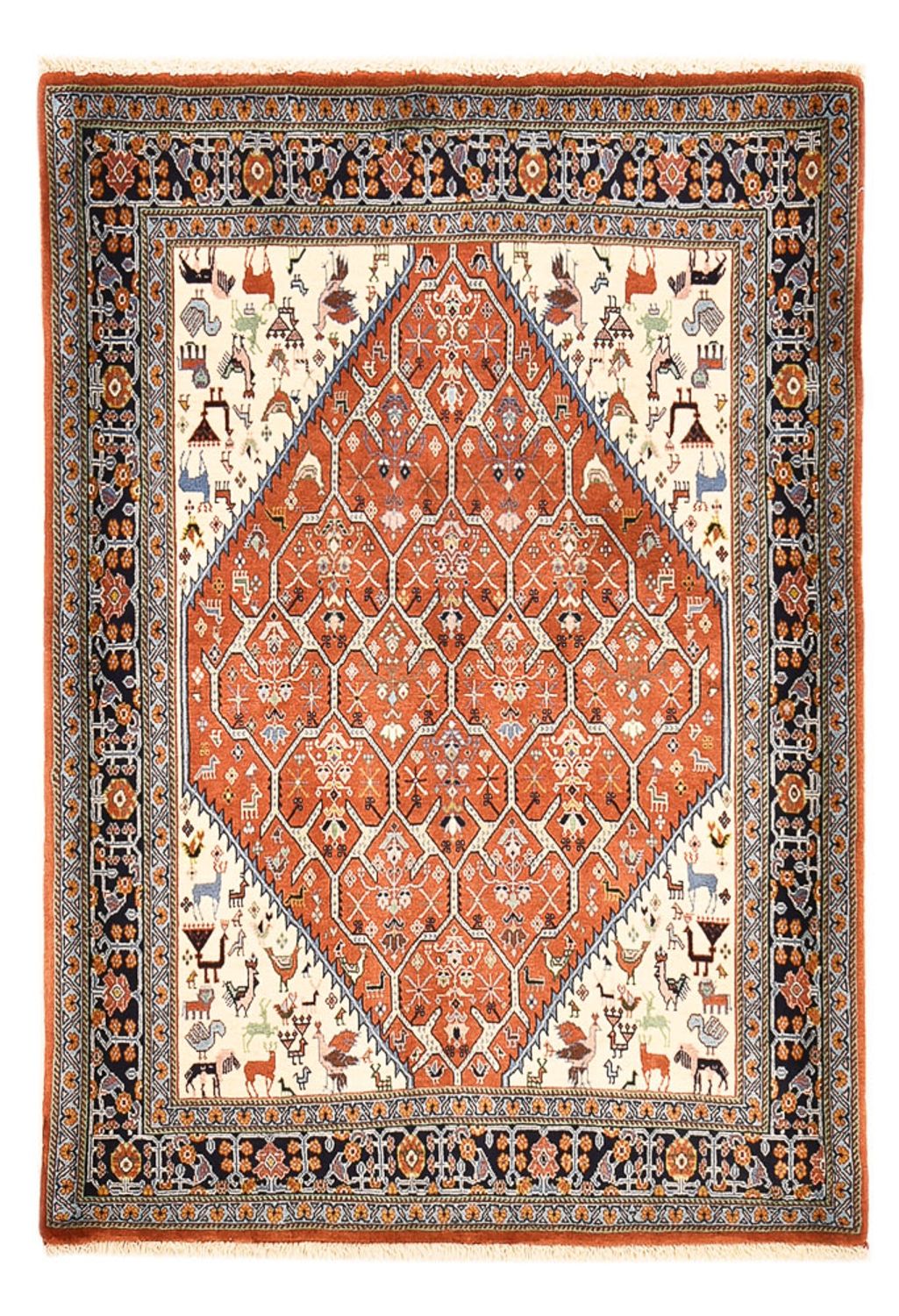 Gabbeh-matta - Kashkuli Persiska - 152 x 112 cm - flerfärgad