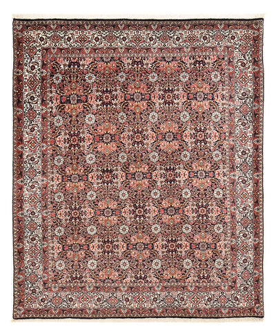 Bidjar Mattan 204x247cm - Persisk matta - mörkröd