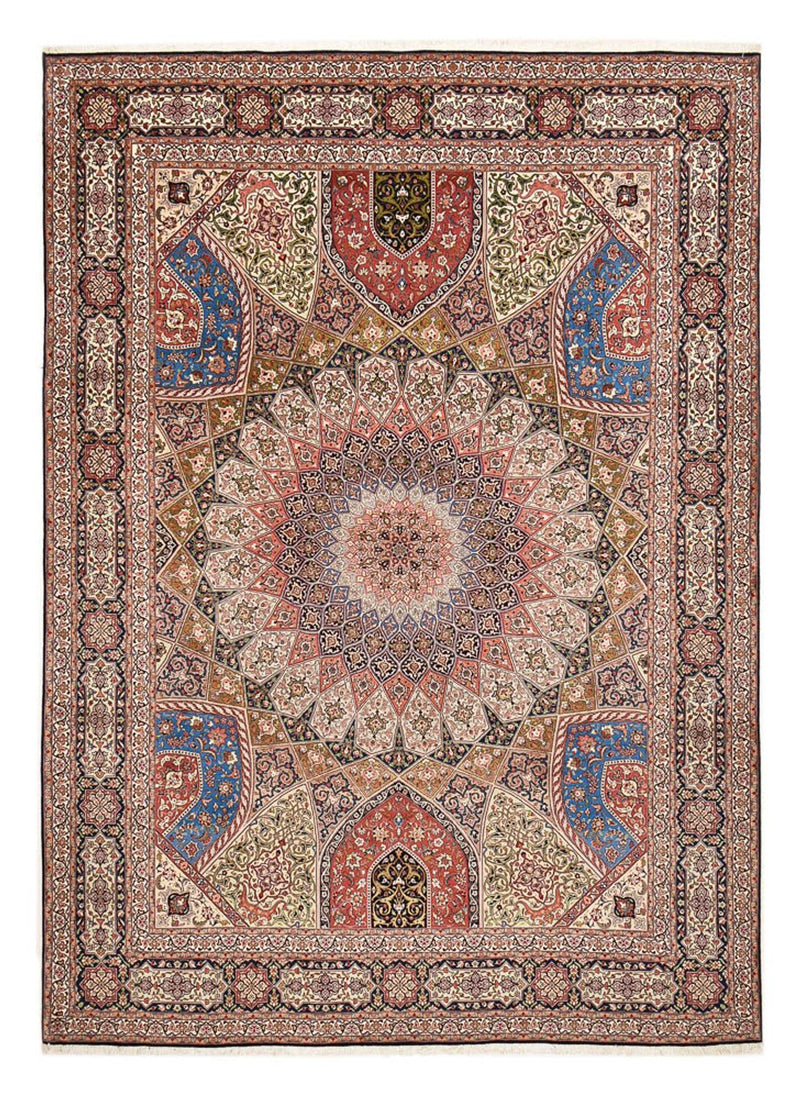 Persisk matta - Tabriz - Royal - 411 x 302 cm - flerfärgad