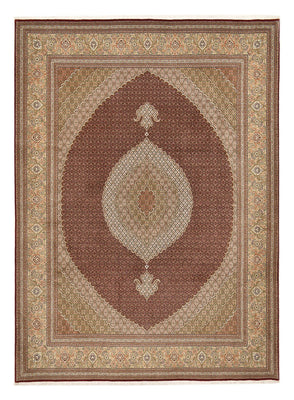 Persisk matta - Tabriz - Royal - 407 x 301 cm - mörk beige
