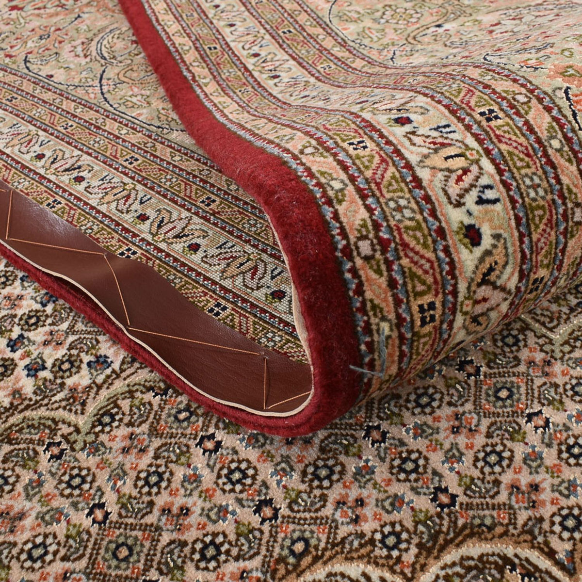 Persisk matta - Tabriz - Royal - 407 x 301 cm - mörk beige