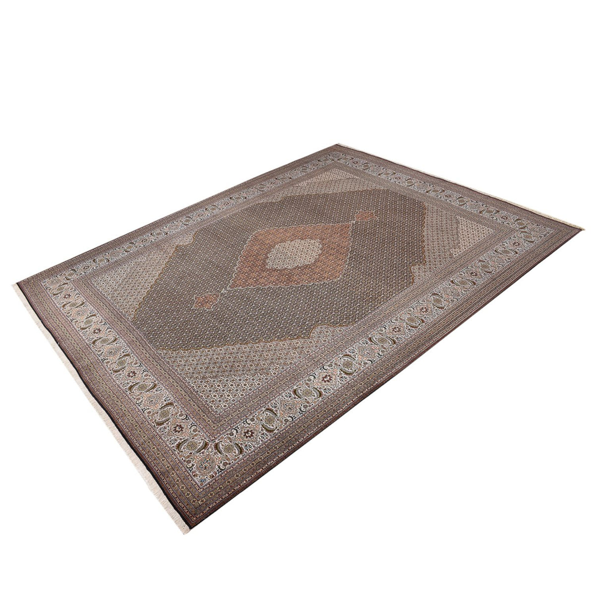 Persisk matta - Tabriz - Royal - 393 x 305 cm - sand