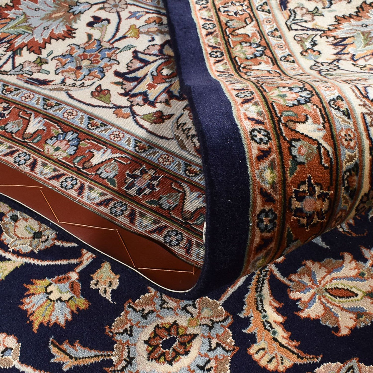 Persisk matta - Classic - Kungliga - 388 x 300 cm - mörkblå