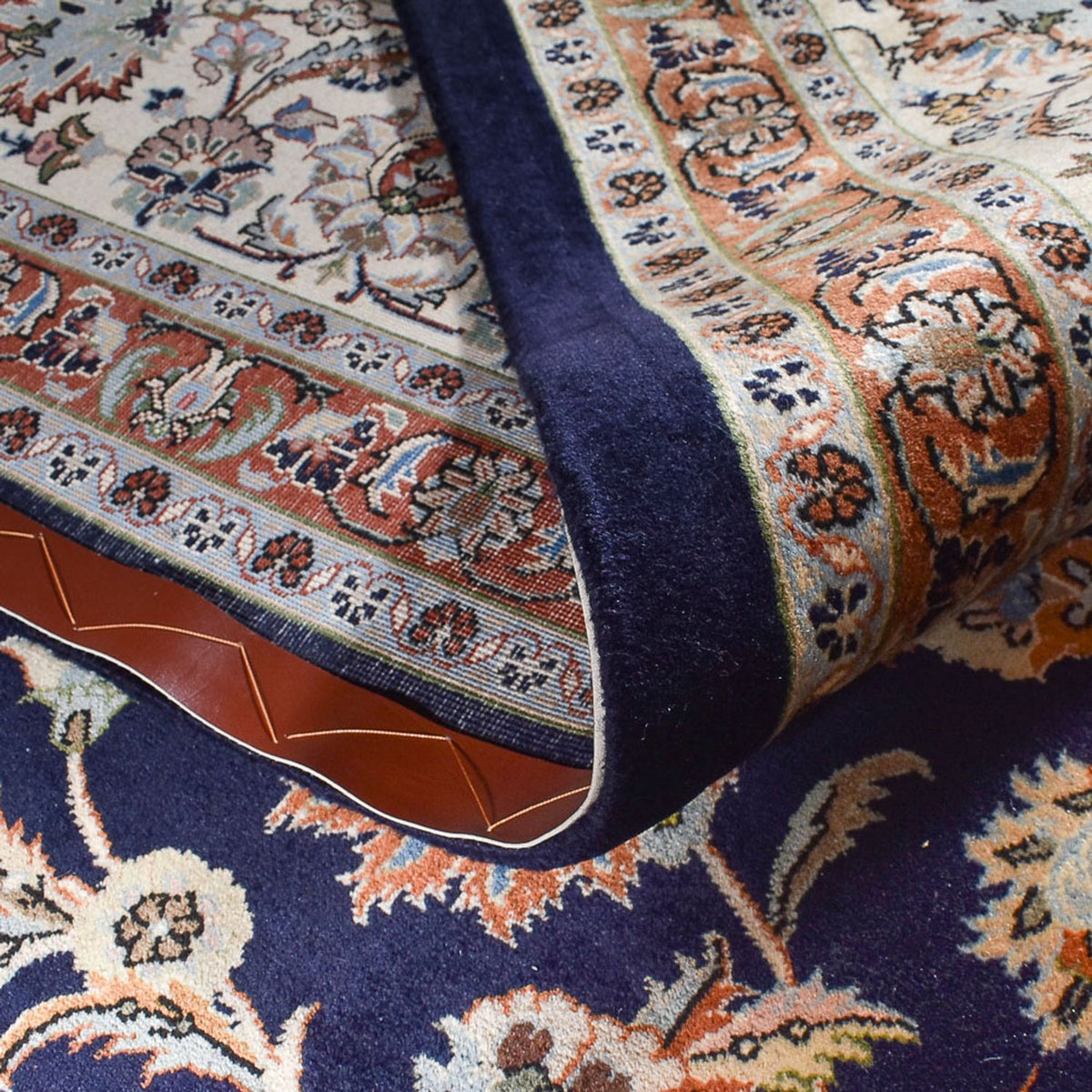 Persisk matta - Classic - Kungliga - 382 x 296 cm - mörkblå