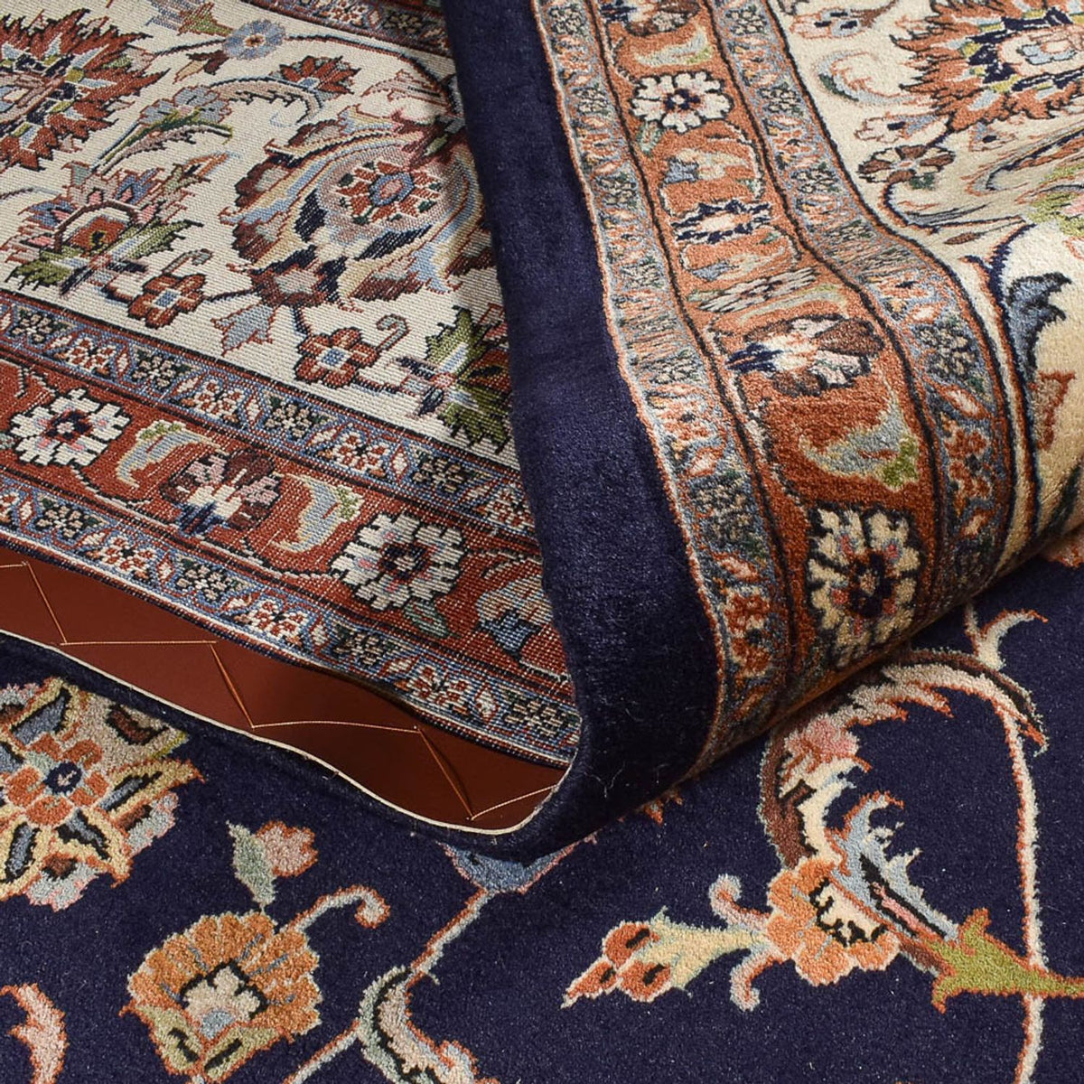 Persisk matta - Classic - Kungliga - 386 x 300 cm - mörkblå