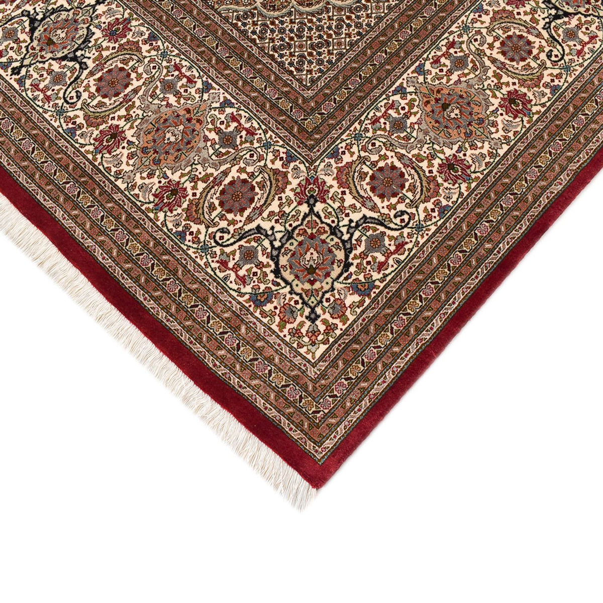 Persisk matta - Tabriz - Royal - 410 x 302 cm - mörk beige