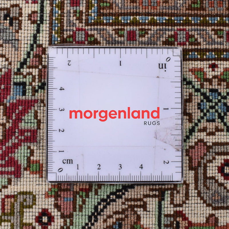 Persisk matta - Tabriz - Royal - 410 x 302 cm - mörk beige