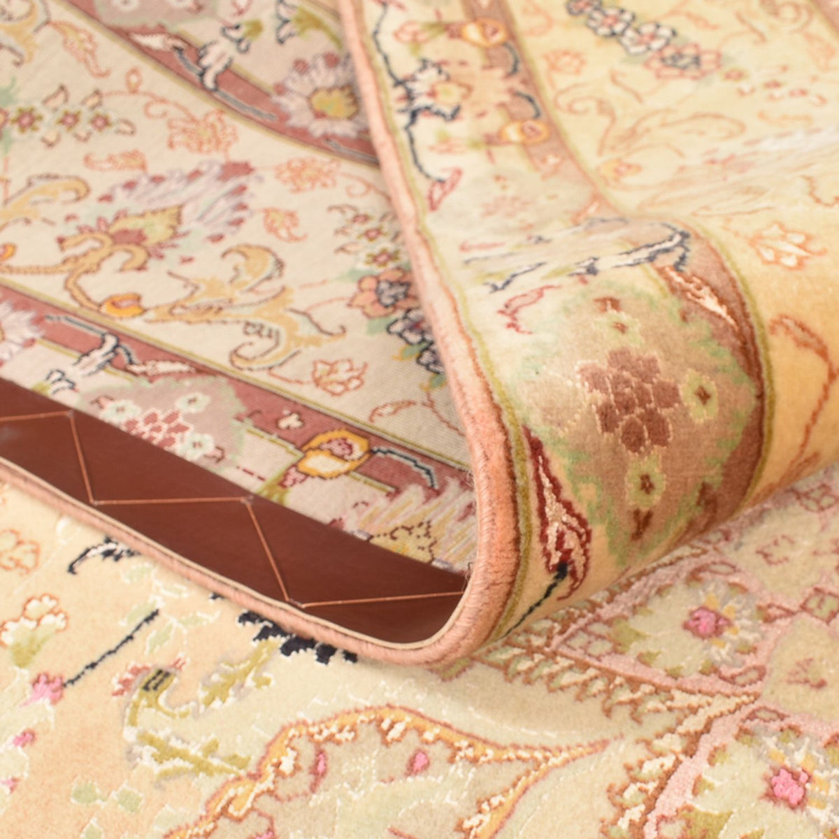 Persisk matta - Tabriz - Royal - 294 x 203 cm - gul