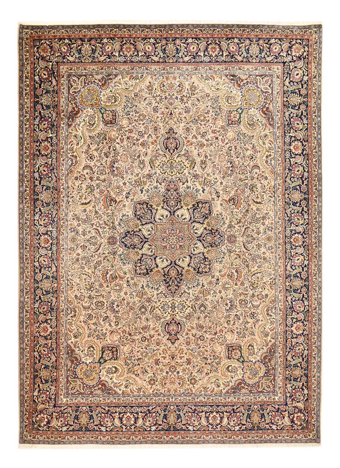 Persisk matta - Tabriz - Royal - 400 x 300 cm - beige