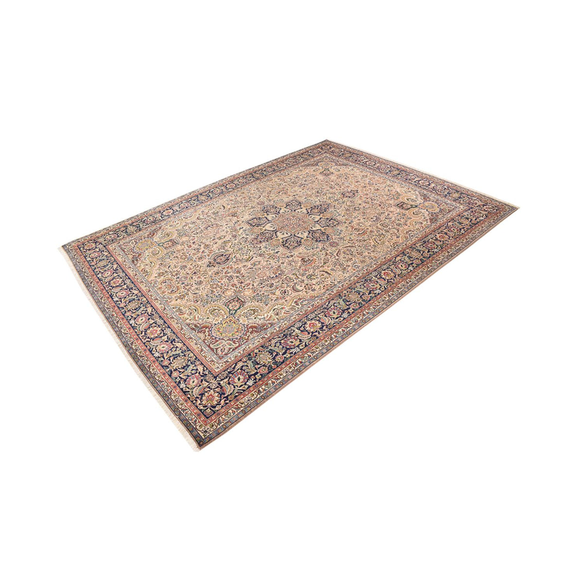 Persisk matta - Tabriz - Royal - 400 x 300 cm - beige