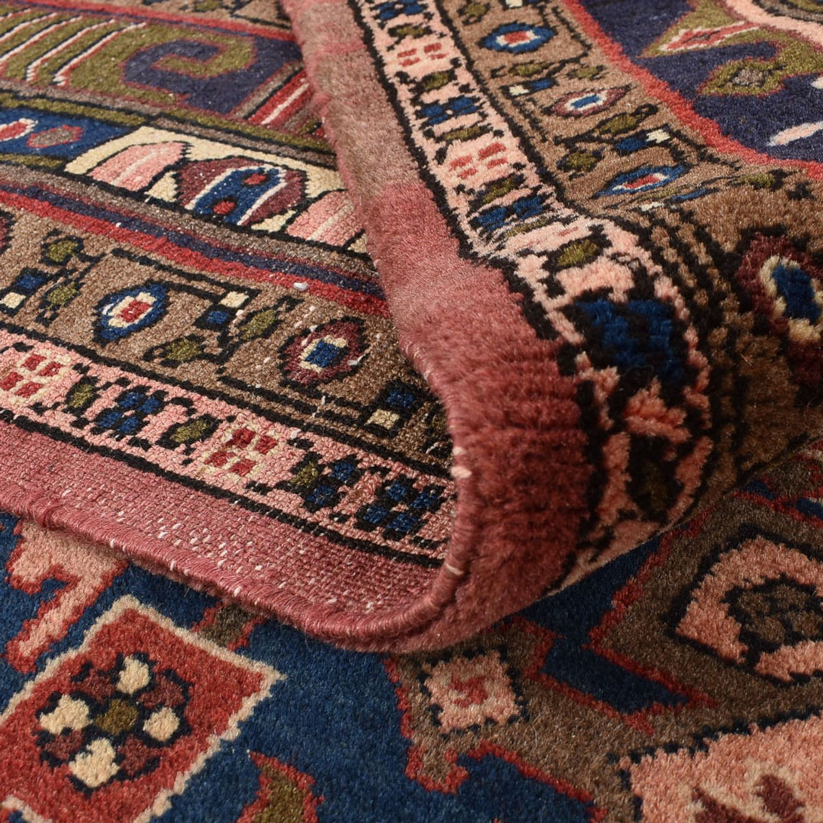 Persisk matta - Nomadic - 286 x 206 cm - mörkröd