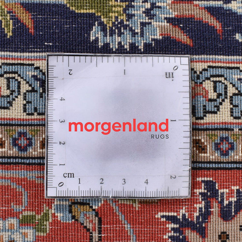 Persisk matta - Isfahan - Premium - 226 x 136 cm - mörkblå