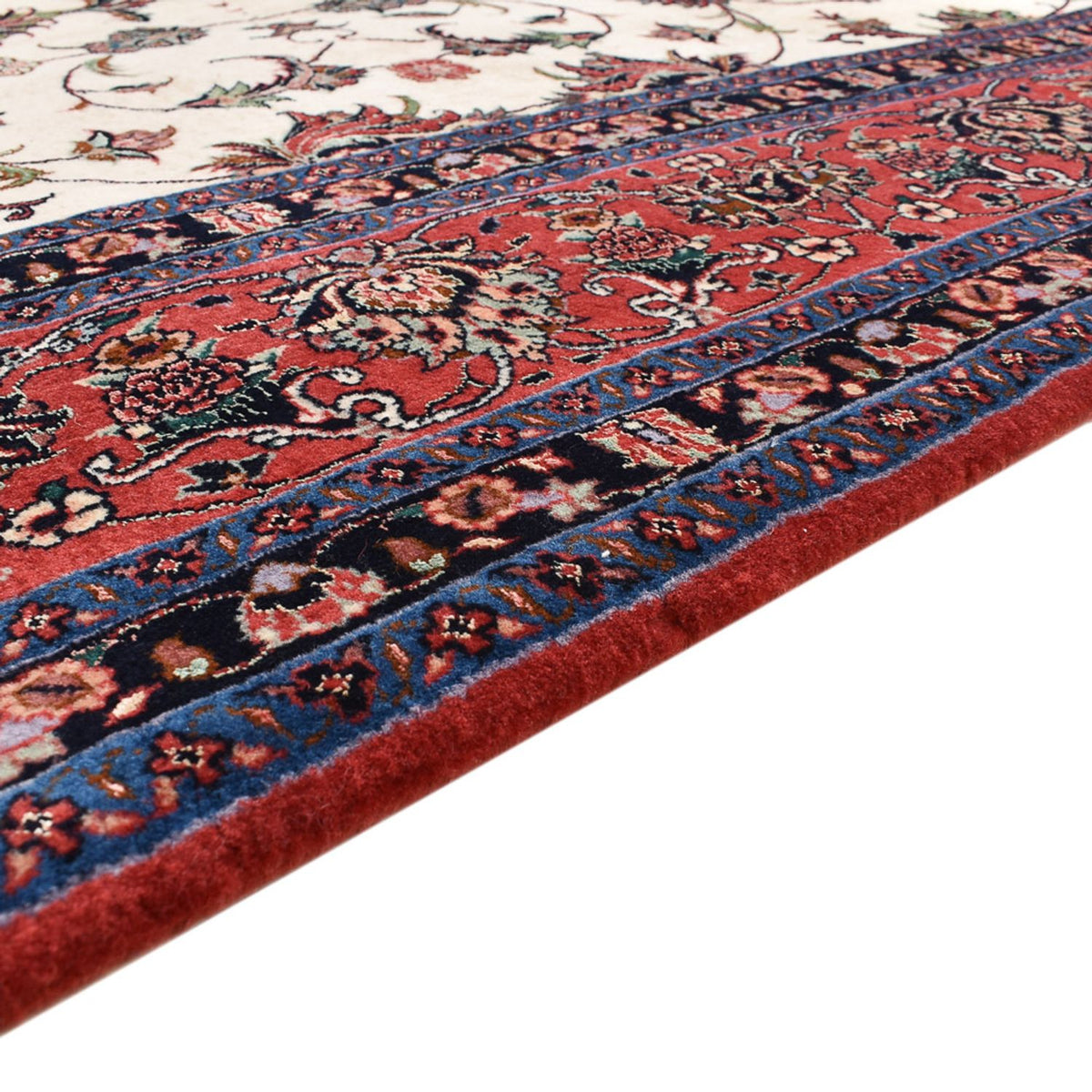 Persisk matta - Bijar - 294 x 202 cm - ljusbeige